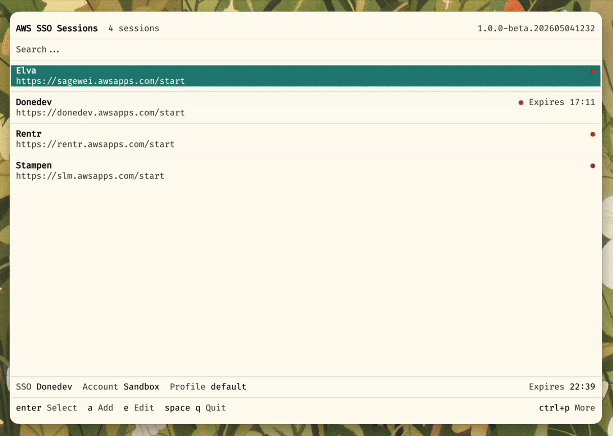 awsesh themes overview