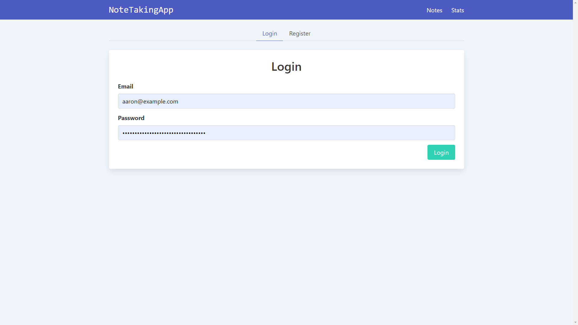 Login Page