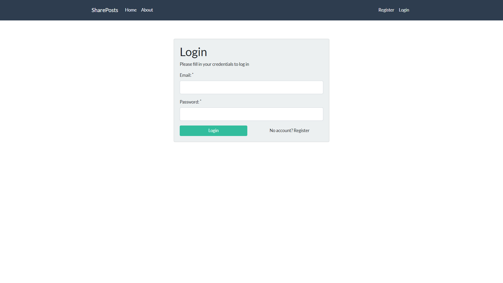 Login Page