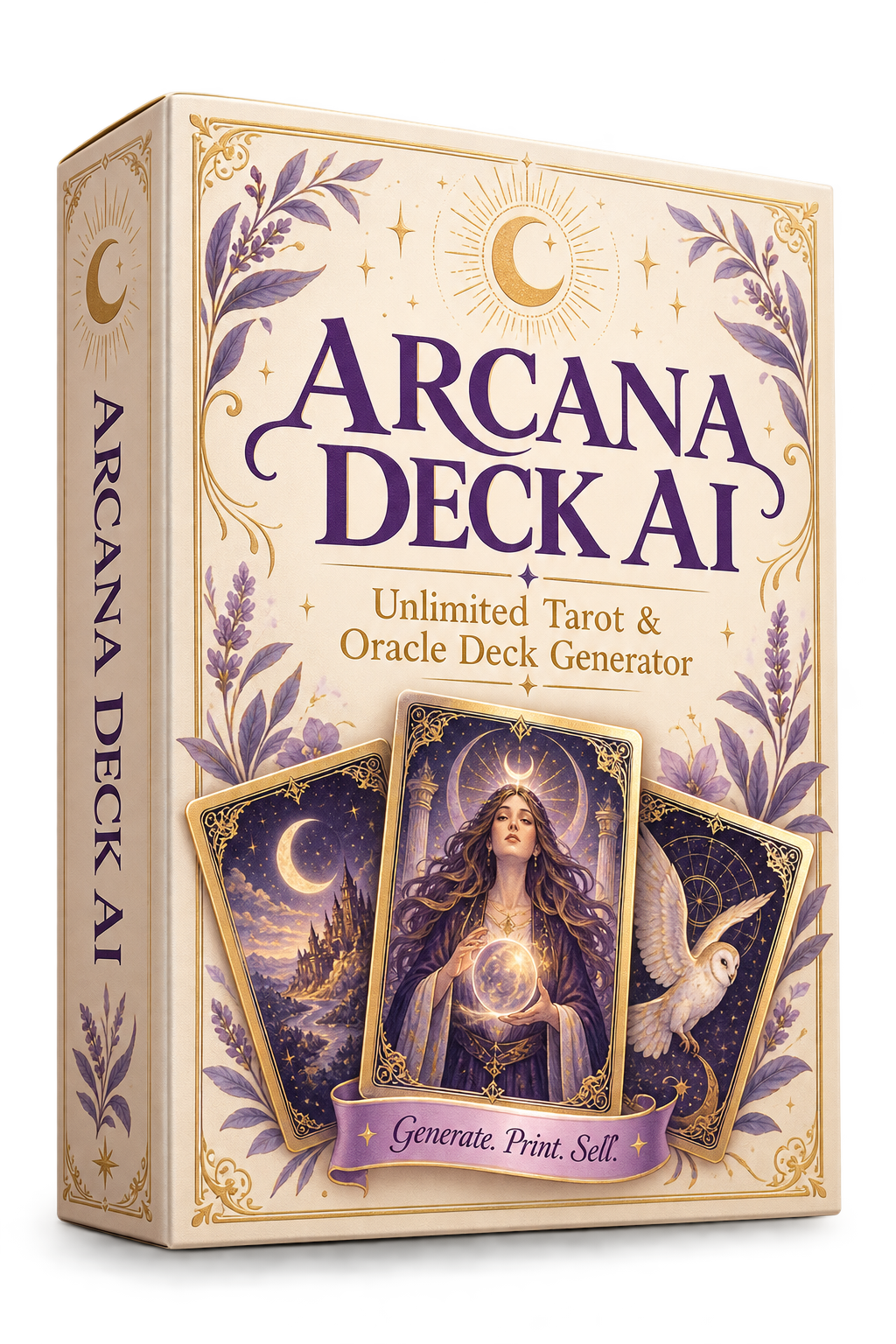 Arcana Deck AI - the finished, print-ready deck