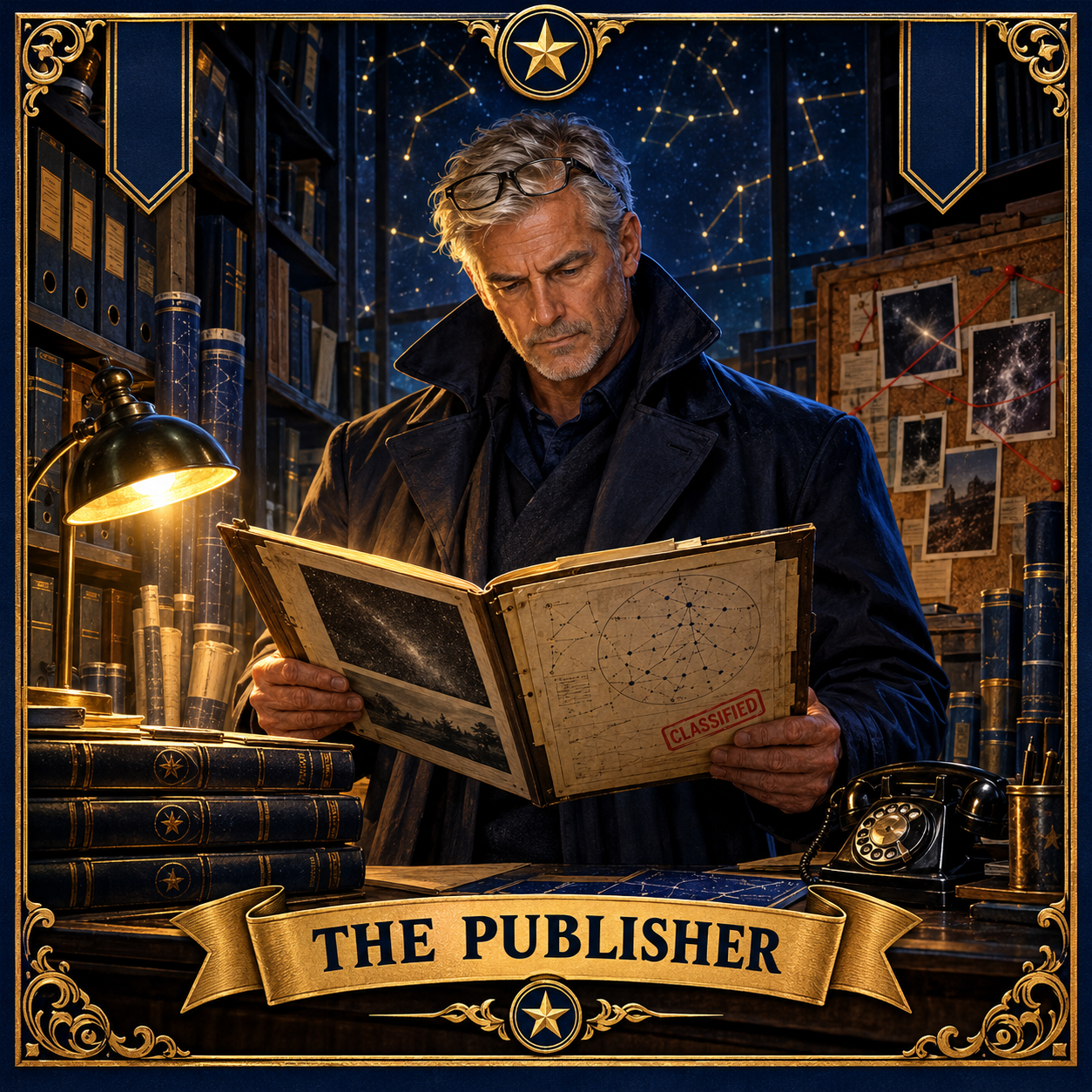 KDP publisher workspace for sky mystery case files books