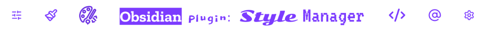 Obsidian Style Manager GitHub Banner.webp