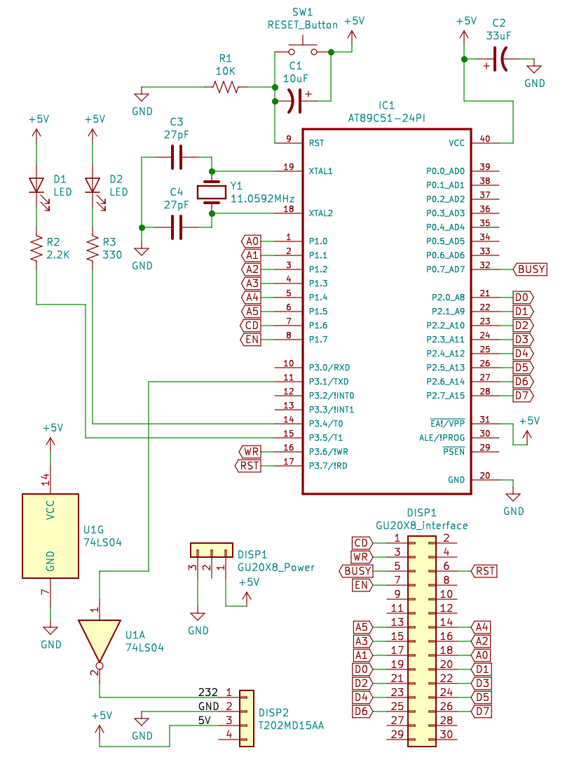 Schematic of the Circuit