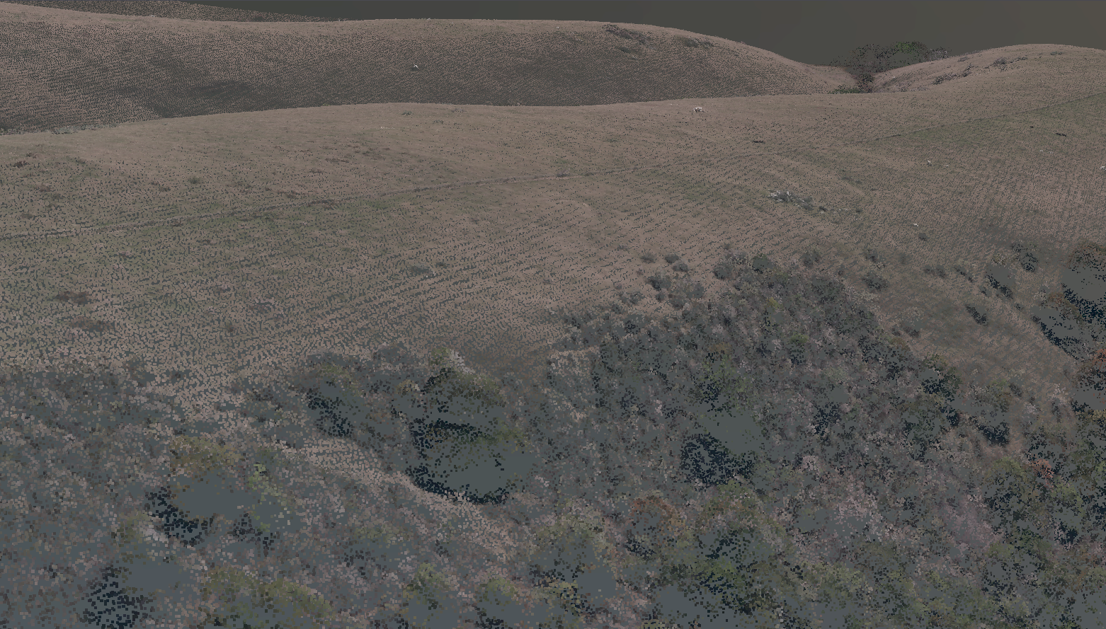 mountain point cloud