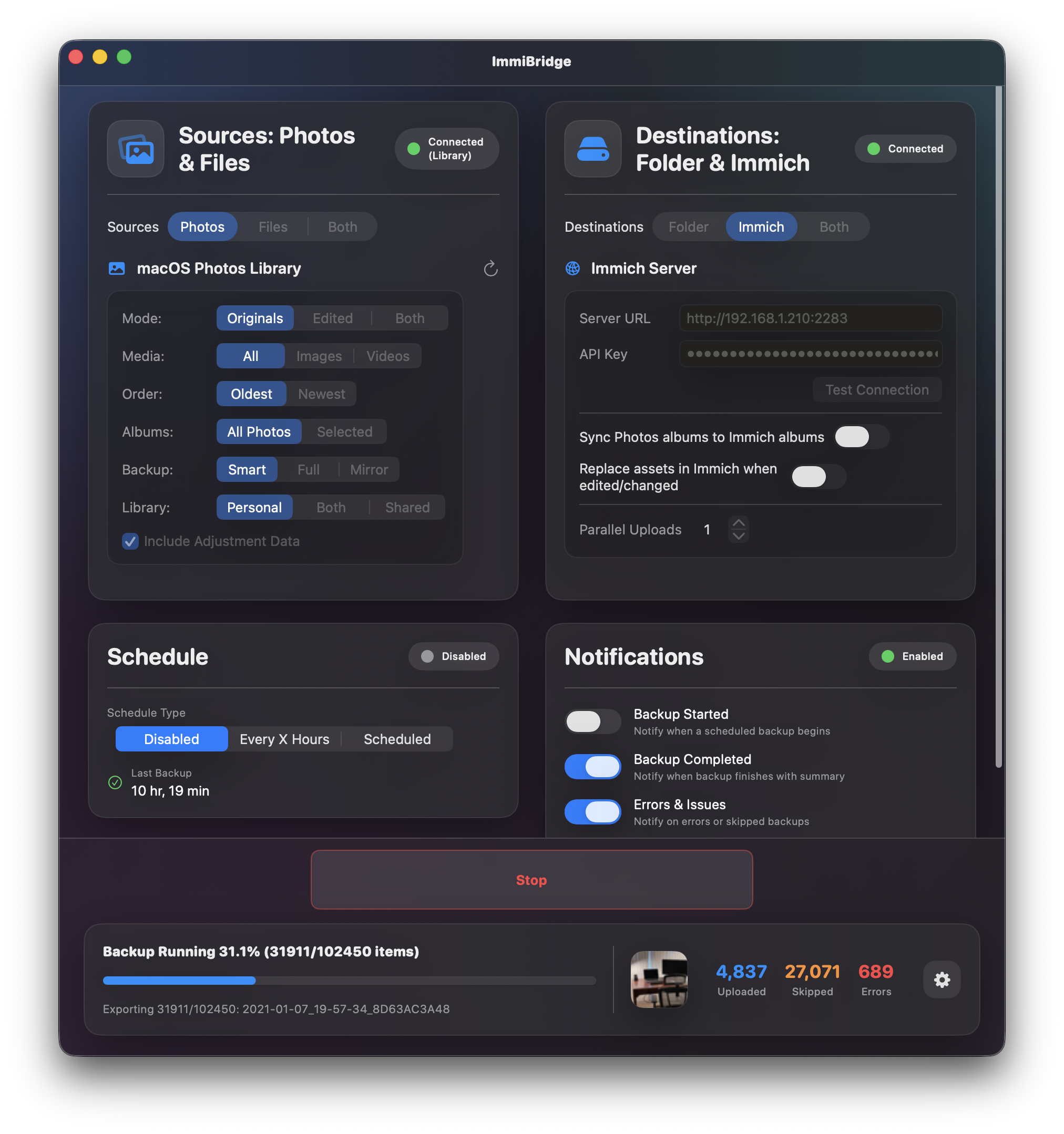 ImmiBridge Screenshot
