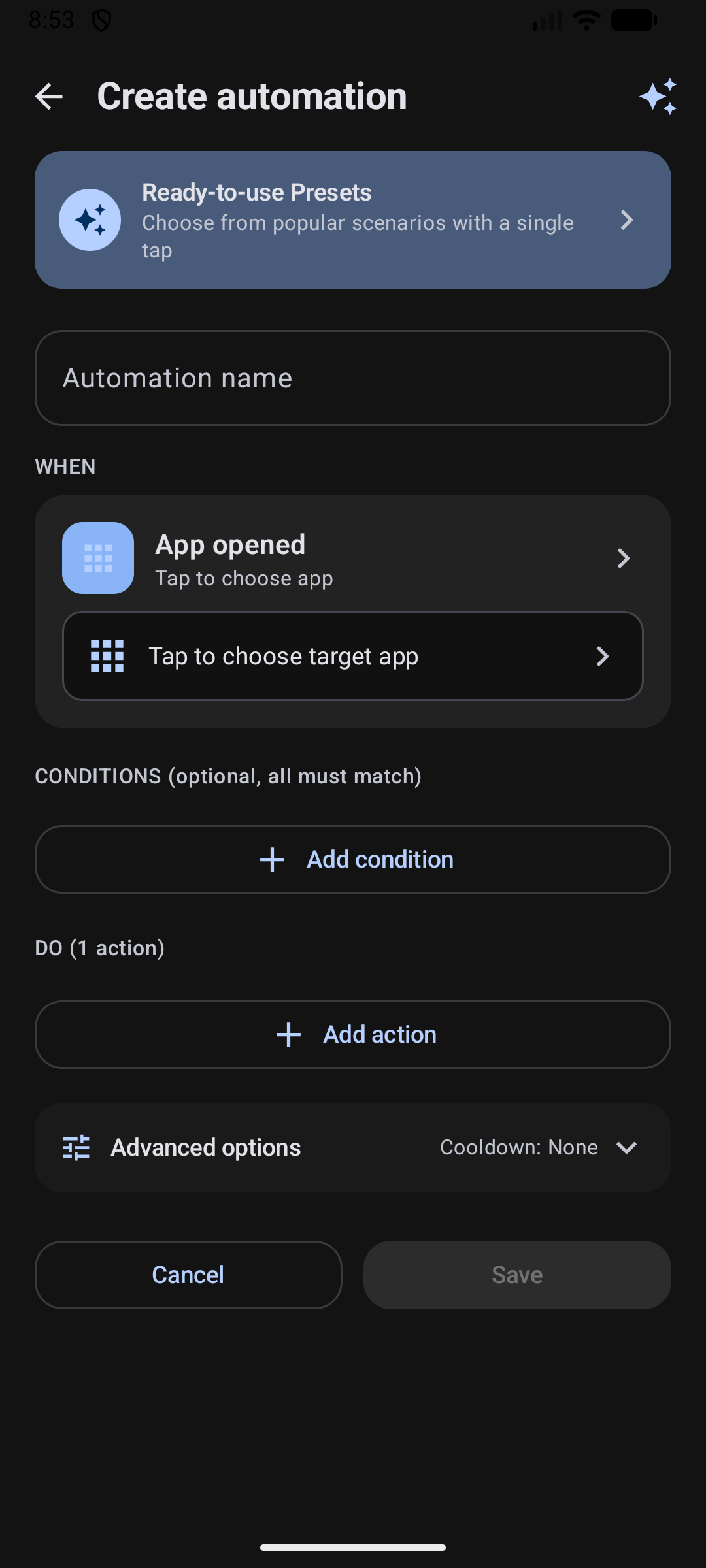 Create Automation