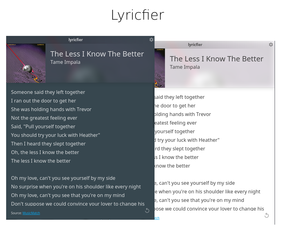 Lyricfier Screenshot