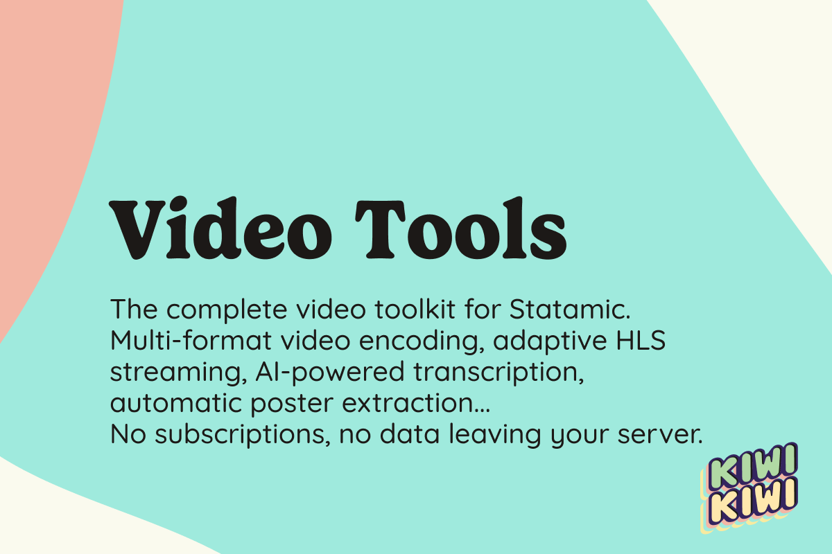 Statamic Video Tools Banner