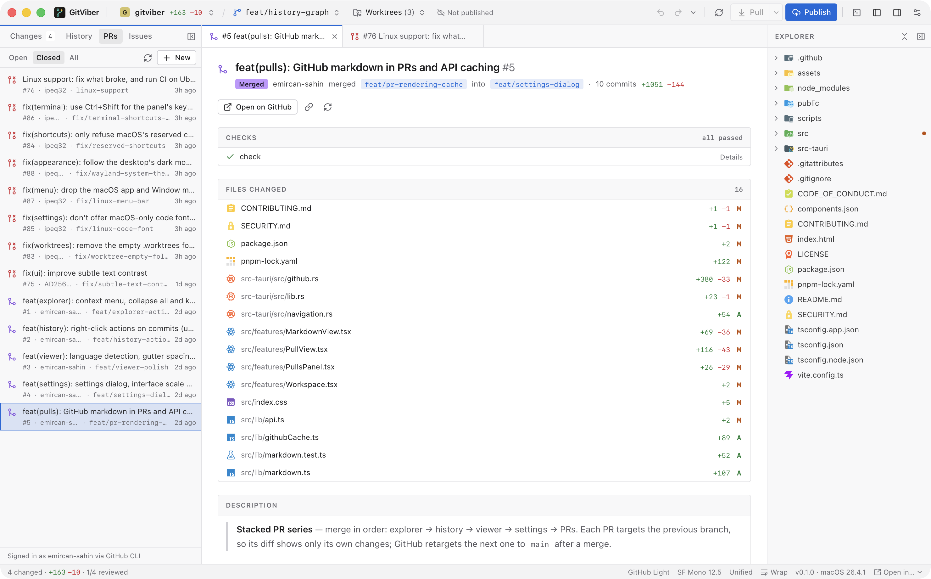 Reviewing a pull request
