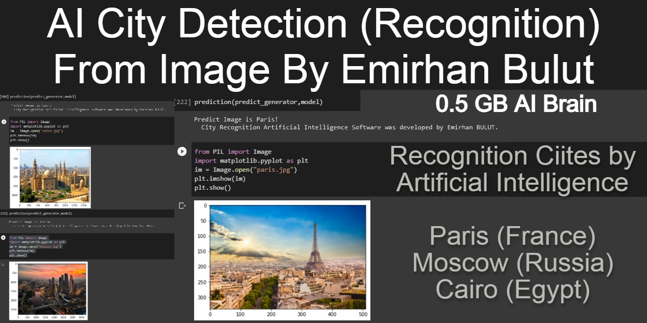 AI City Detection (Recognition) From Image By Emirhan Bulut
