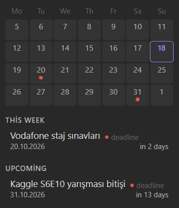 Agenda Panel