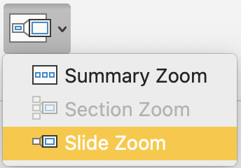 Slide Zoom option