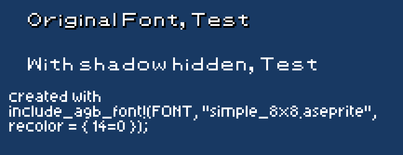 Shadow example