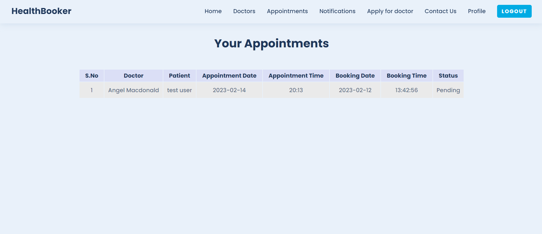 appointments