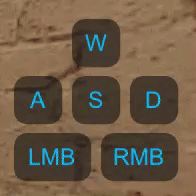 ErScripts keystrokes overlay showing WASD and mouse inputs