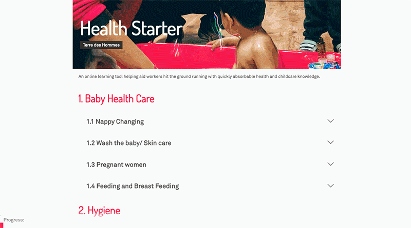 Health Starter Inteface Preview