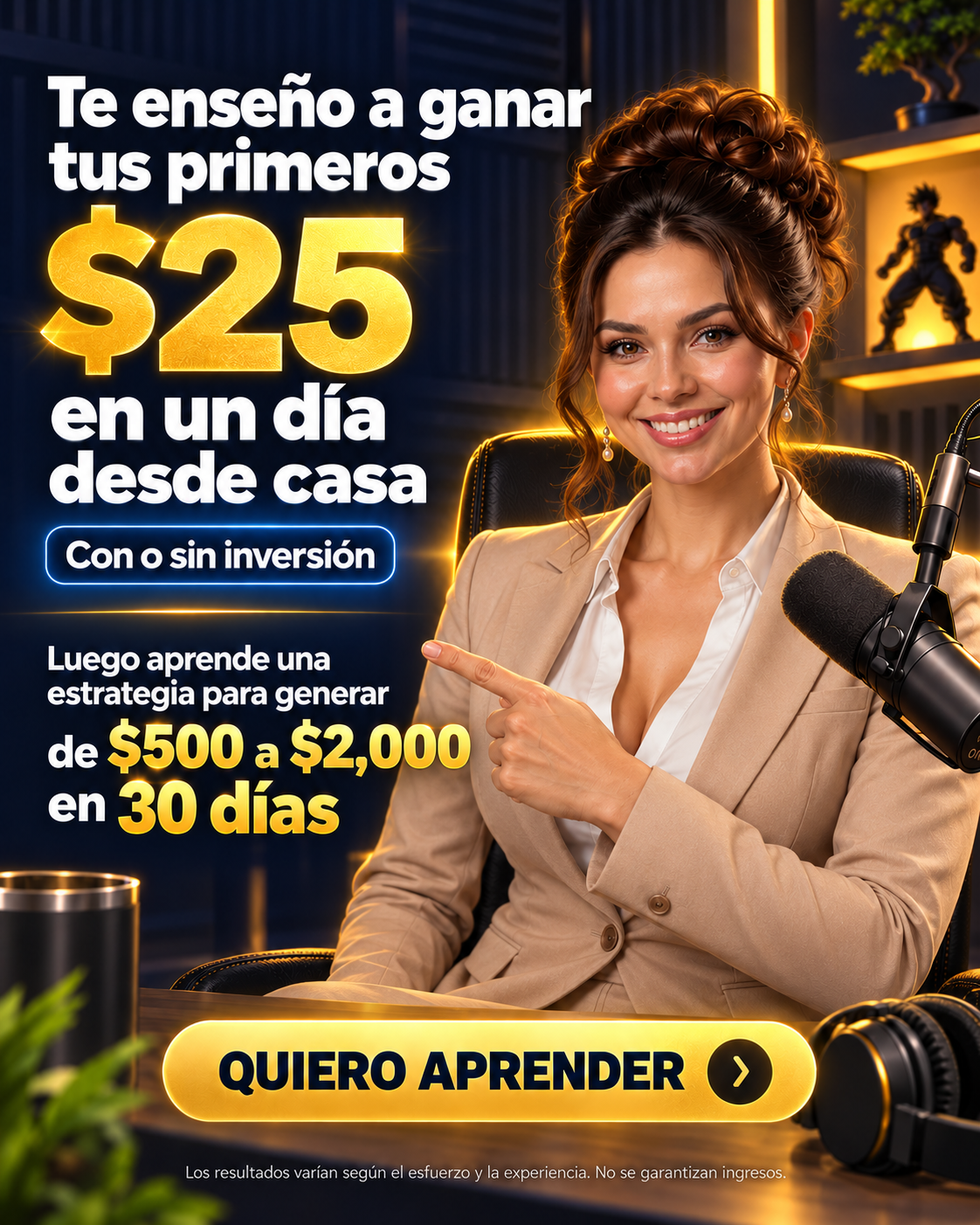 Aprende a generar ingresos desde casa