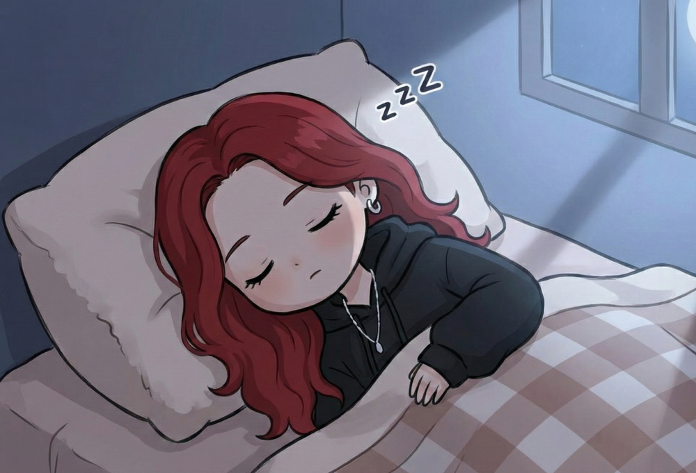 Bea sleeping