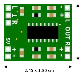 PAM8403 Physical Dimension