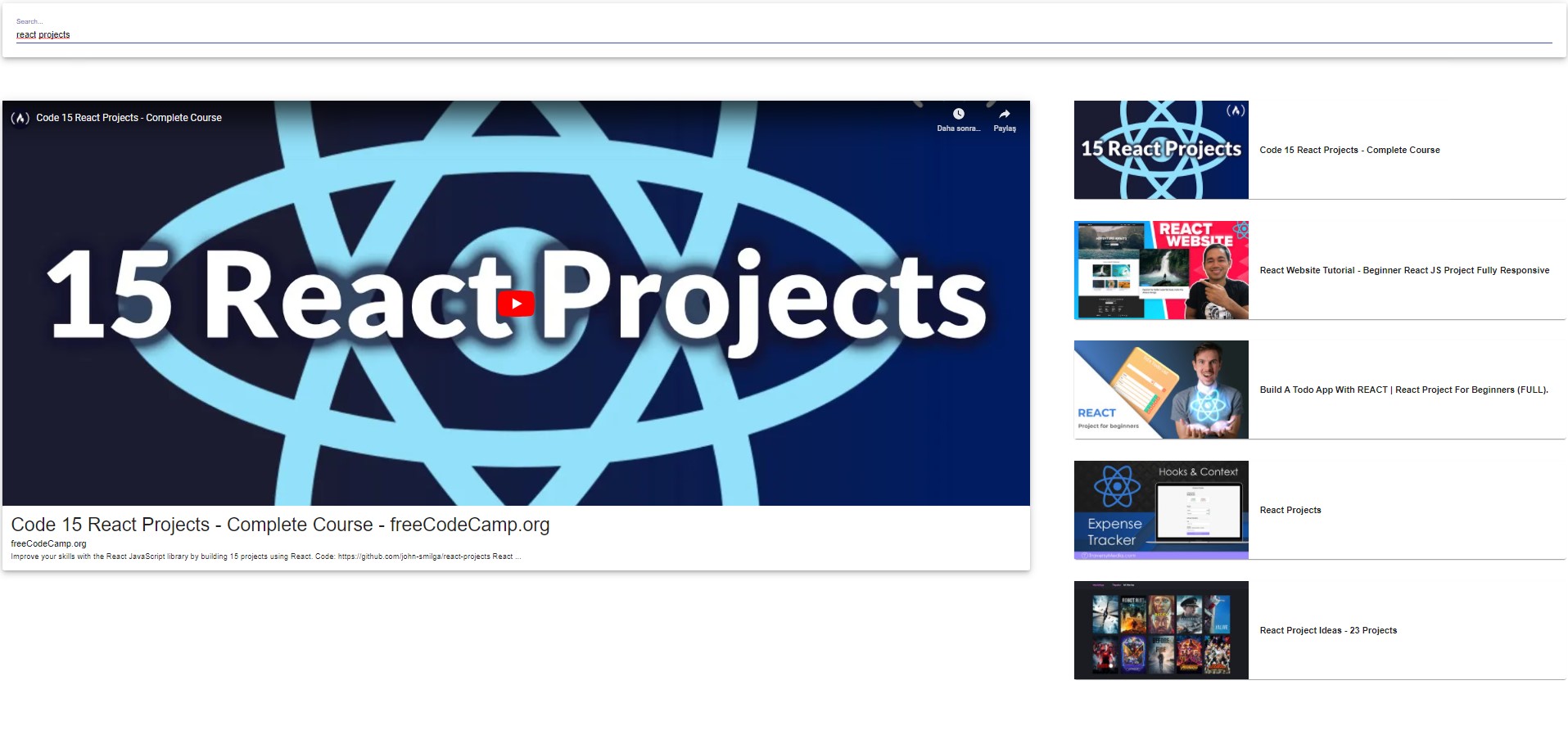 GitHub - emreharman/youtube-clone: a youtube clone app with react.js