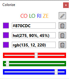 Color Picker Window