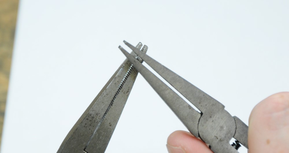 Step 3: Open steel needle