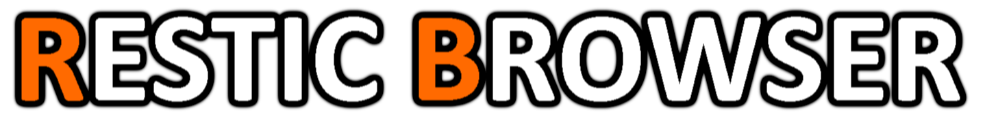 Restic Browser screenshot
