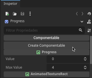 Inspector with a Create Componentable Button