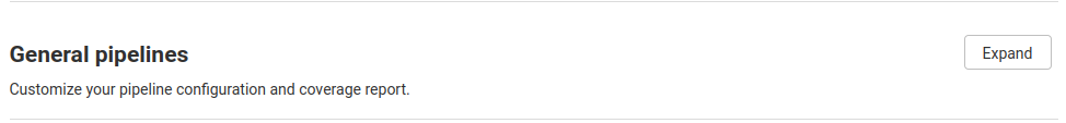 General pipelines in Gitlab CI/CD Settings