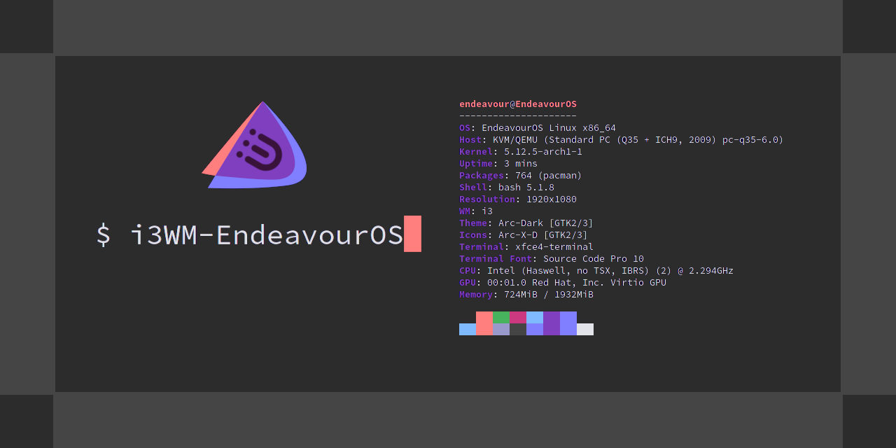 GitHub - endeavouros-team/endeavouros-i3wm-setup: The beloved