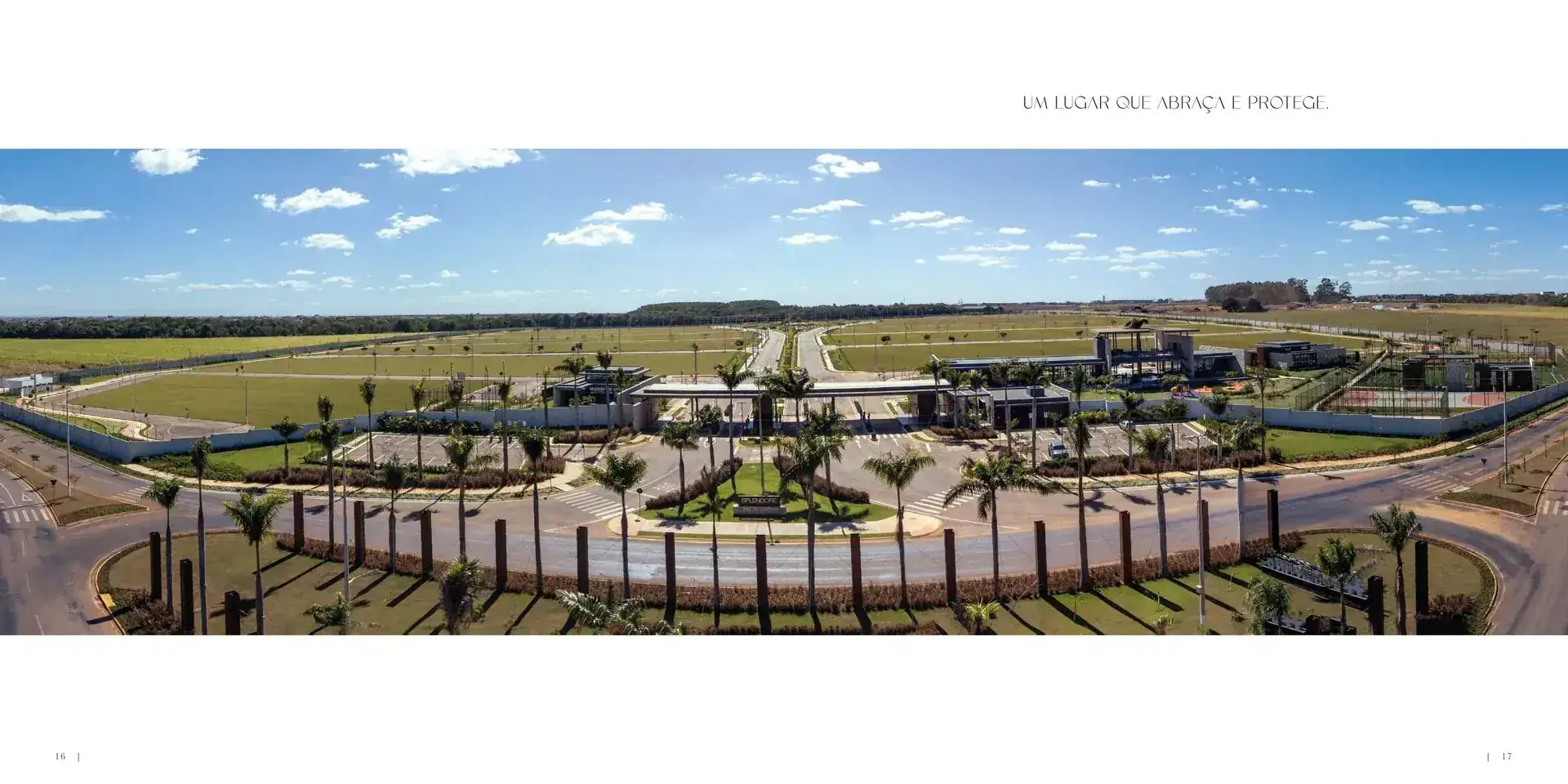 Splendore Resort Residence, planta da implantação e localização