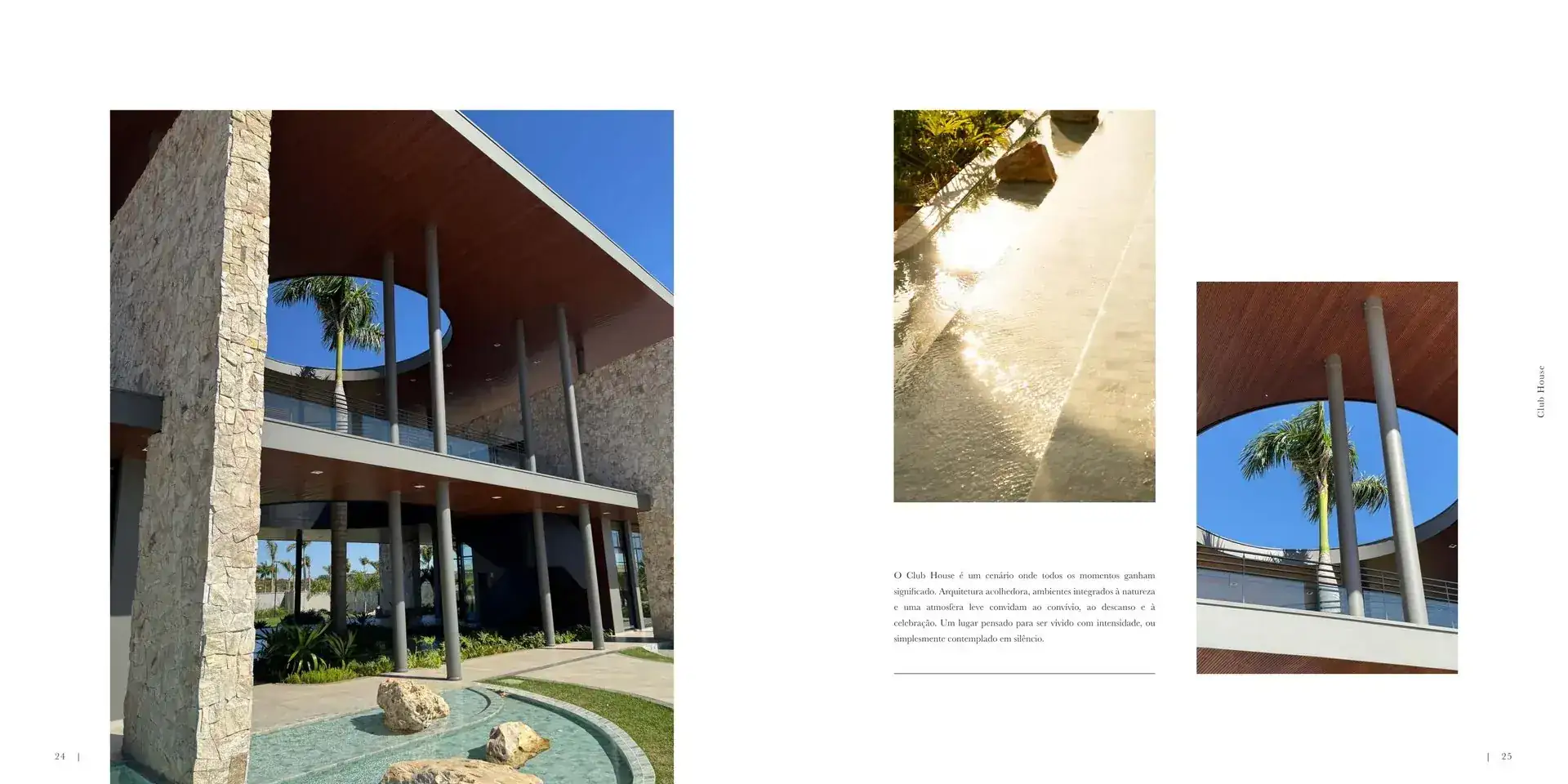 Splendore Resort Residence, Lâmina d'Água em abertura paisagística