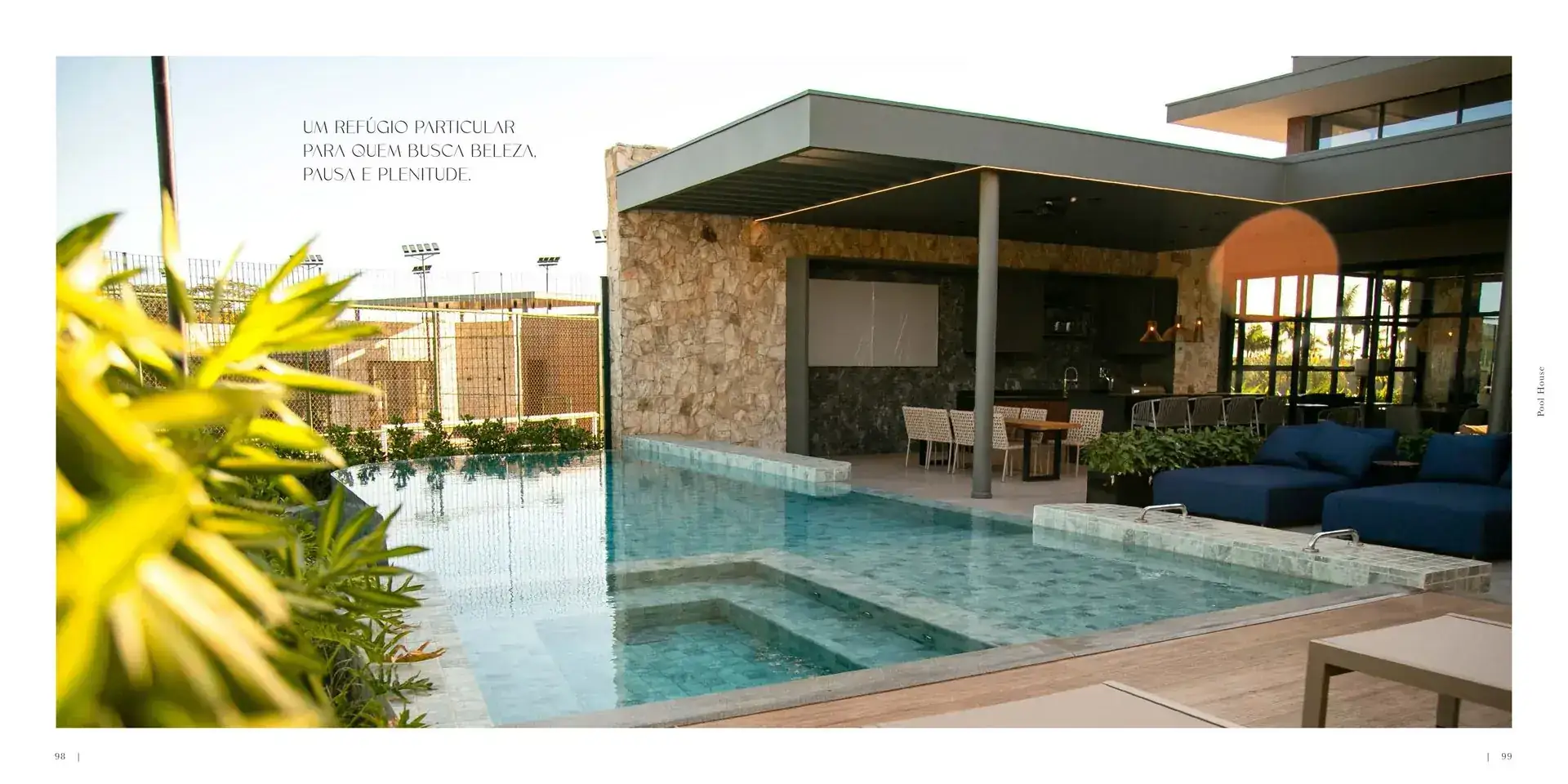 Splendore Resort Residence, Pool House em vista ampla