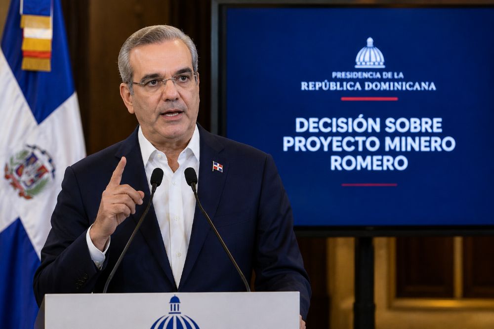 Luis Abinader ordena detener proyecto minero Romero tras protestas en San Juan