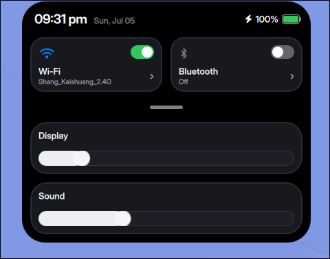 Control center