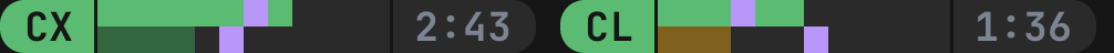 dual terminal rendering layout