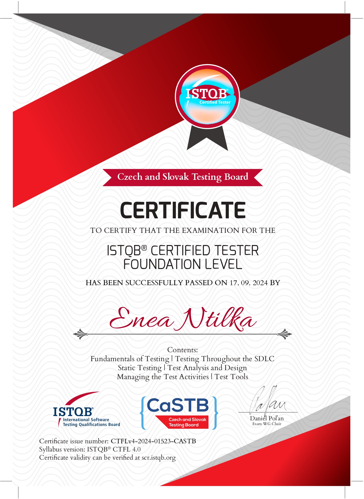 ISTQB Certification