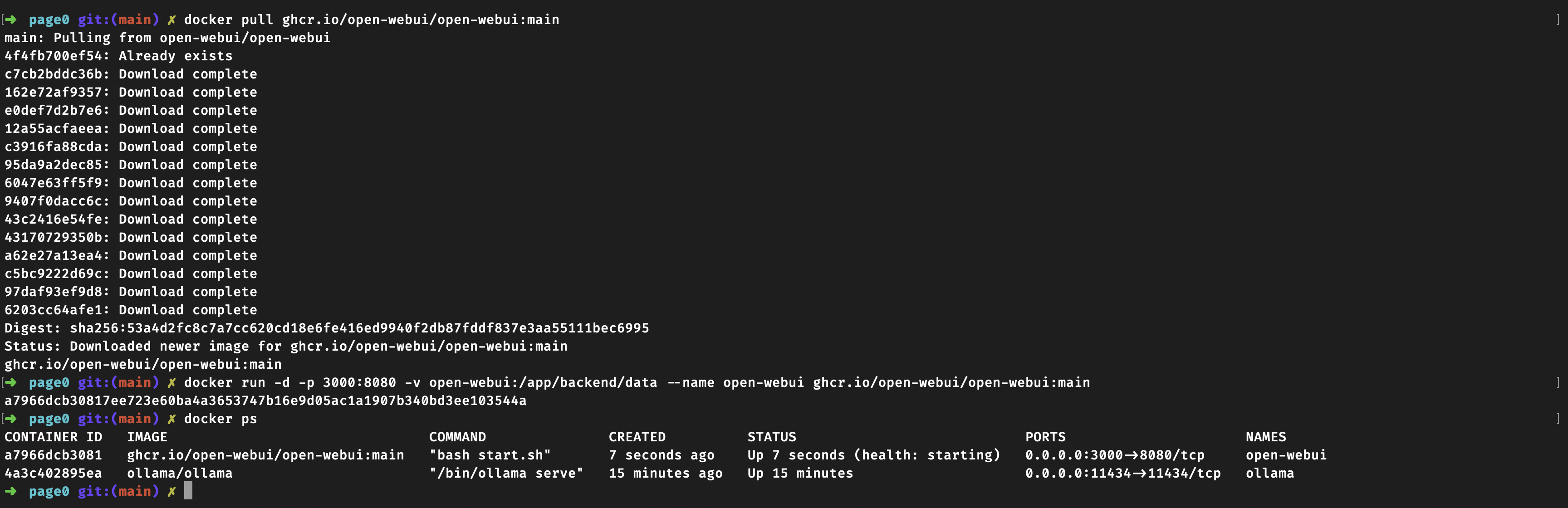 open-WebUI Installation
