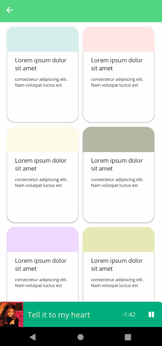 MAUI Bottom Sheet Material