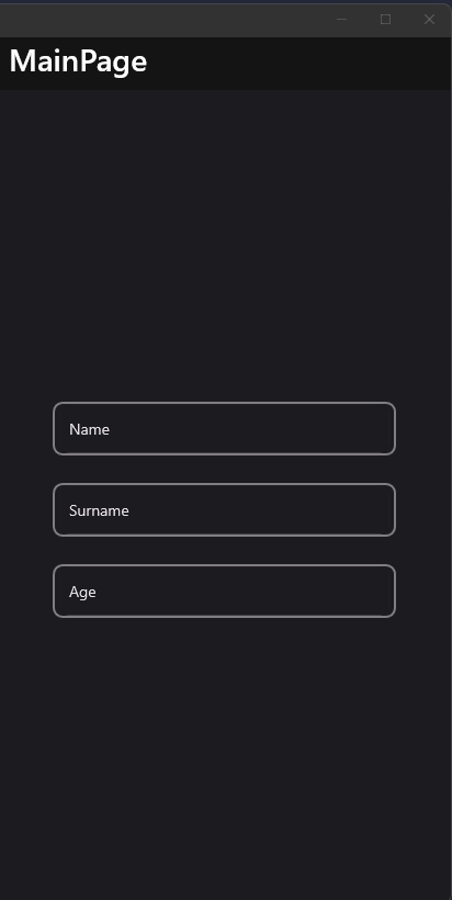 MAUI Material Design TextField