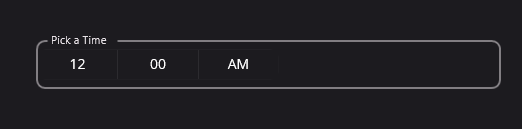 MAUI Material Design Picker