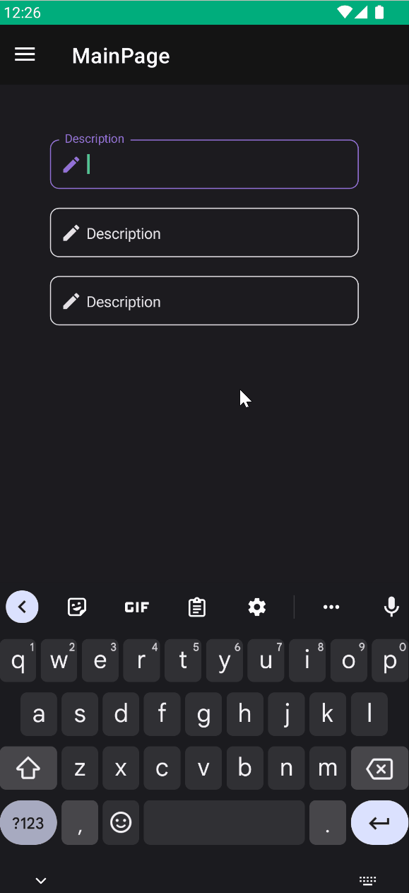 MAUI AccentColor InputField