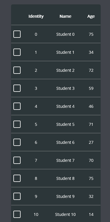 MAUI DataGrid Selection