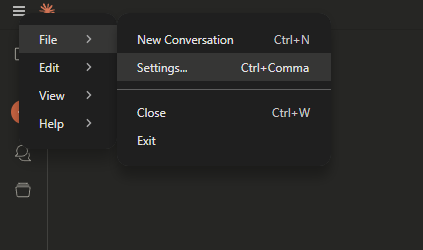 Claude Desktop Settings