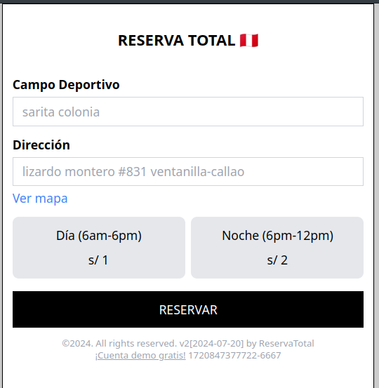 v2 reserva total