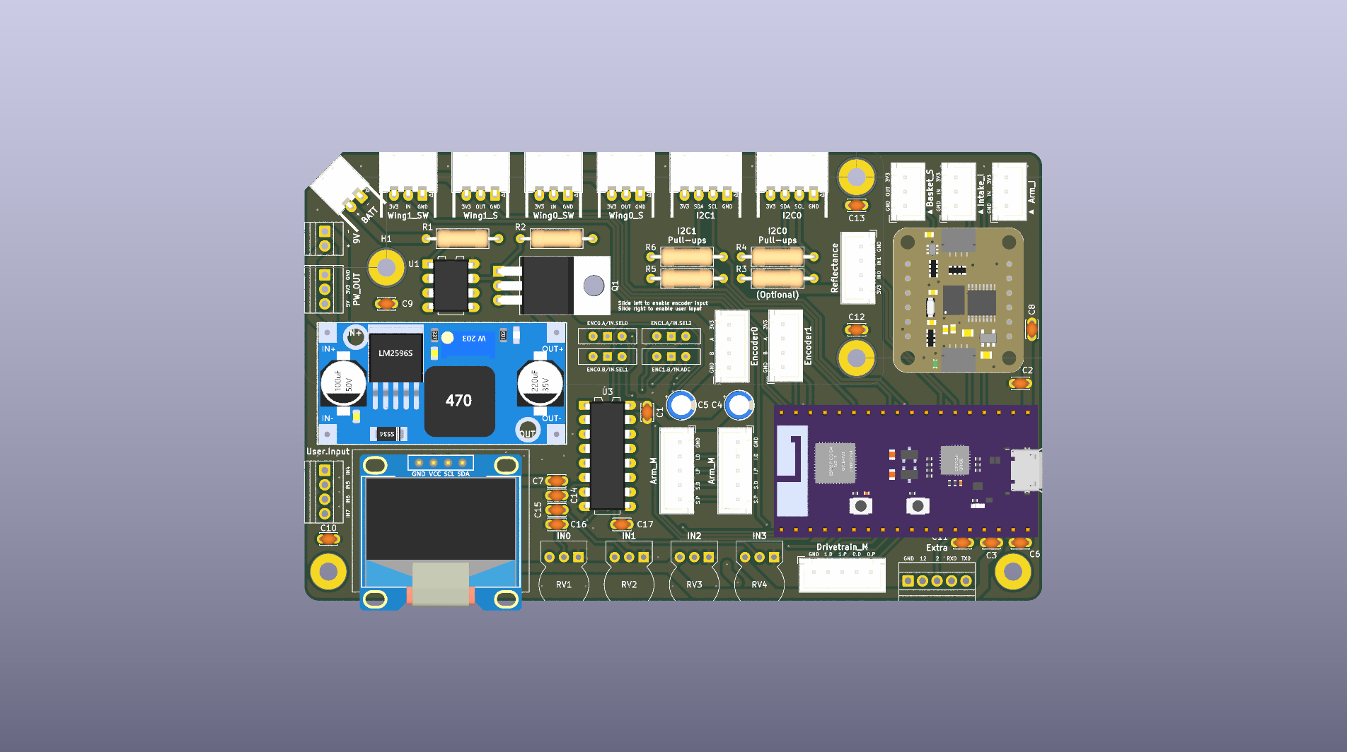 Robot motherboard, from the project README