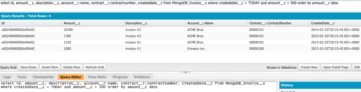 Example of a complex query