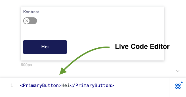 Built in code editor in code-playground