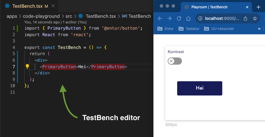 TestBench file in VSCode editor