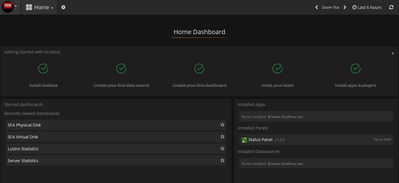 Home Dashboard